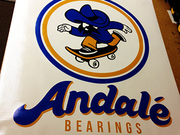Banner for Andale Bearing co. Banners we made for Andale Bearing co. Team burrito
