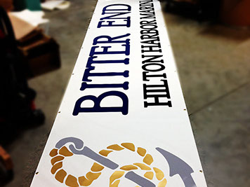 Large banner for Bitter End Boat Works Large banner for Bitter End Boat Works