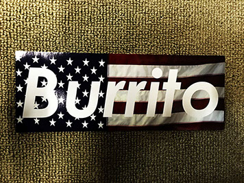 Team burrito sticker Team burrito sticker