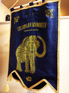 Washington Banner- Art by Bradley Lockhart Washington Banner- Art by Bradley Lockhart- Mammoth, screen print.