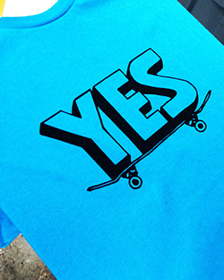 Yes shirts for skateboard instructors Yes shirts for skateboard instructors