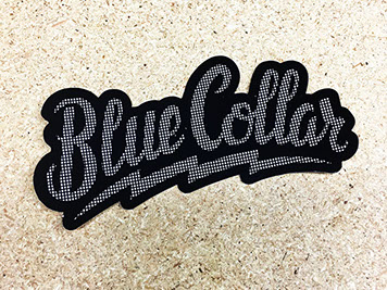 Blue Collar Skateboards die cut sticker Blue Collar Skateboards die cut sticker