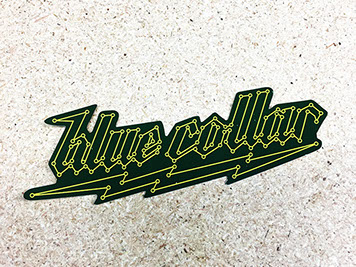 Blue Collar Skateboards die cut sticker Blue Collar Skateboards die cut sticker